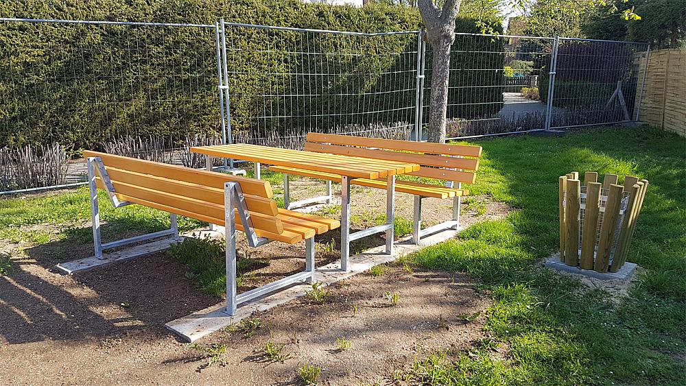 Tisch für Parkbank Monika Ansicht 4
