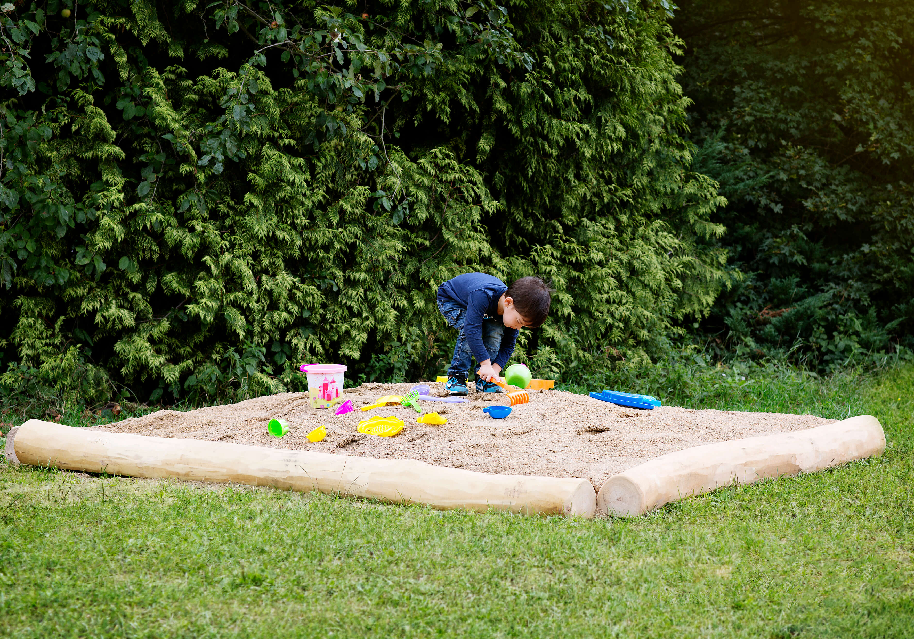 Sandkasten-Element, 1 m, Ø 14-16 cm NRO503 Ansicht 2