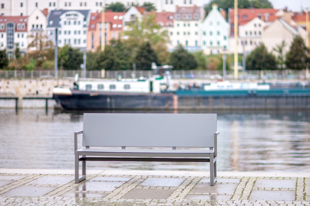 Kyoto Sofa HPL mit Armlehnen Ansicht 3