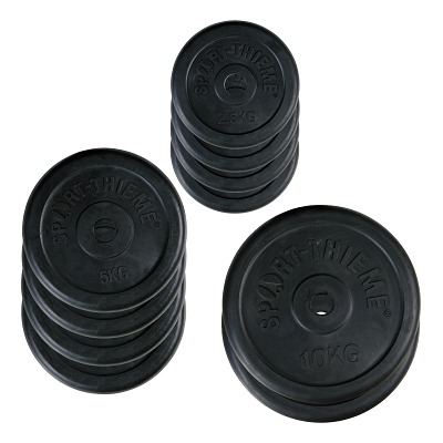 Sport-Thieme Hantelscheiben-Set „Gummiert“, Sport-Thieme