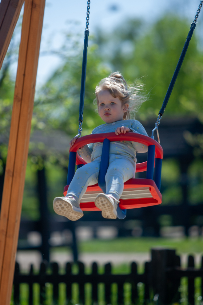 Doppel Schaukel: Babysitz und TS-Sitz Ansicht 3