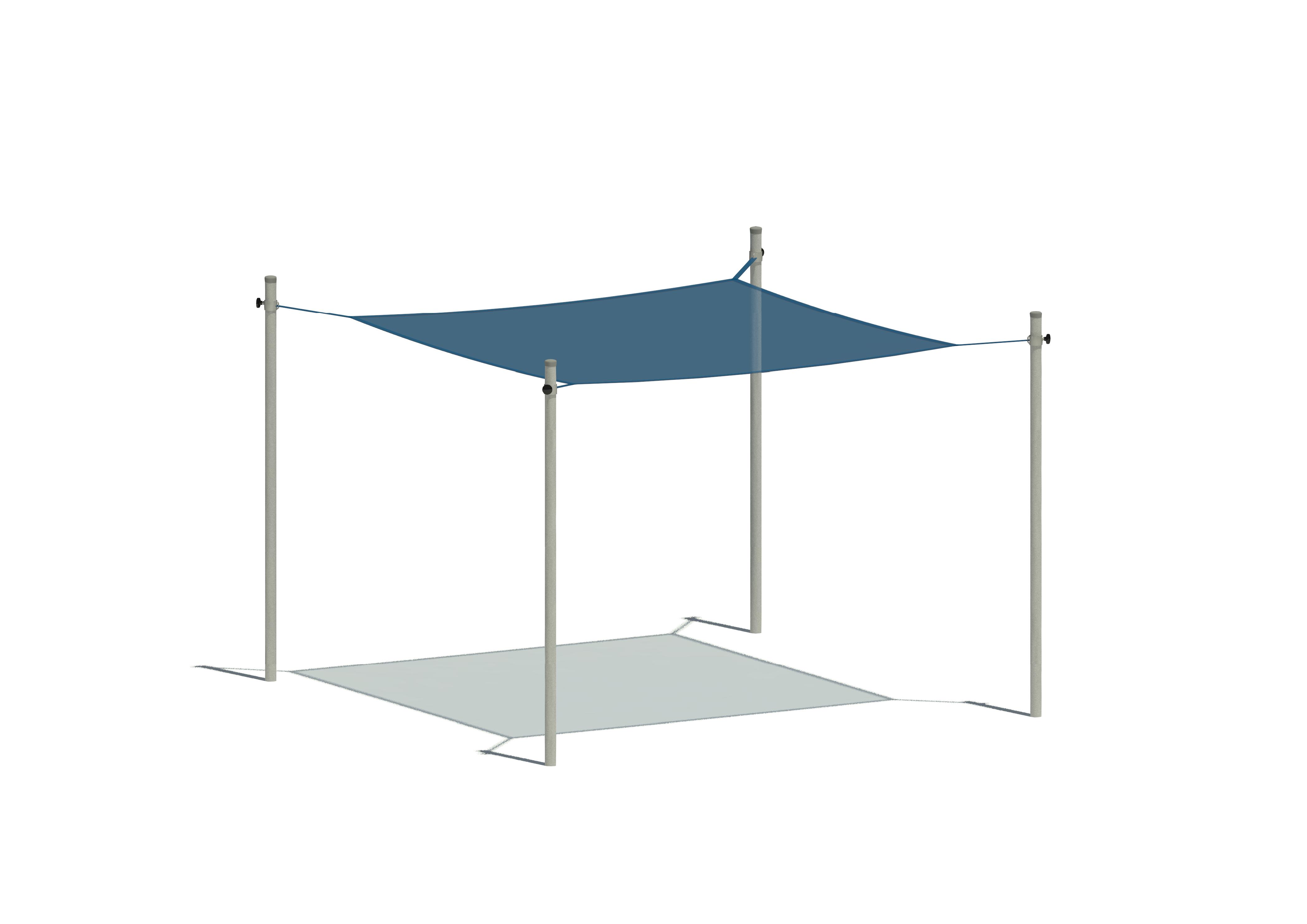 Sandkastenabdeckung/Sonnenschutz 071, 200 x 200 cm, Maier Spielplatzgeräte