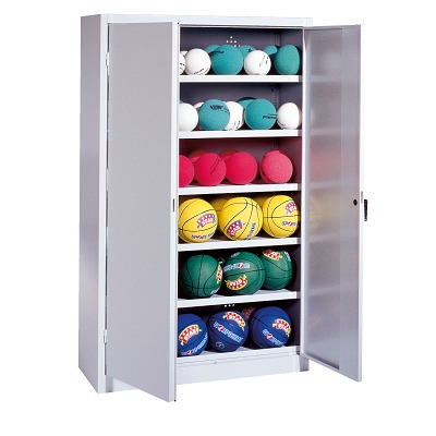 C+P Ballschrank mit Vollblech-Flügeltüren (Typ 3), HxBxT: 195x120x50 cm, Sport-Thieme