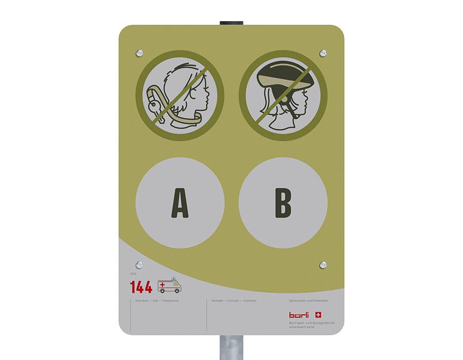 Spielplatztafel Individuell, Bürli