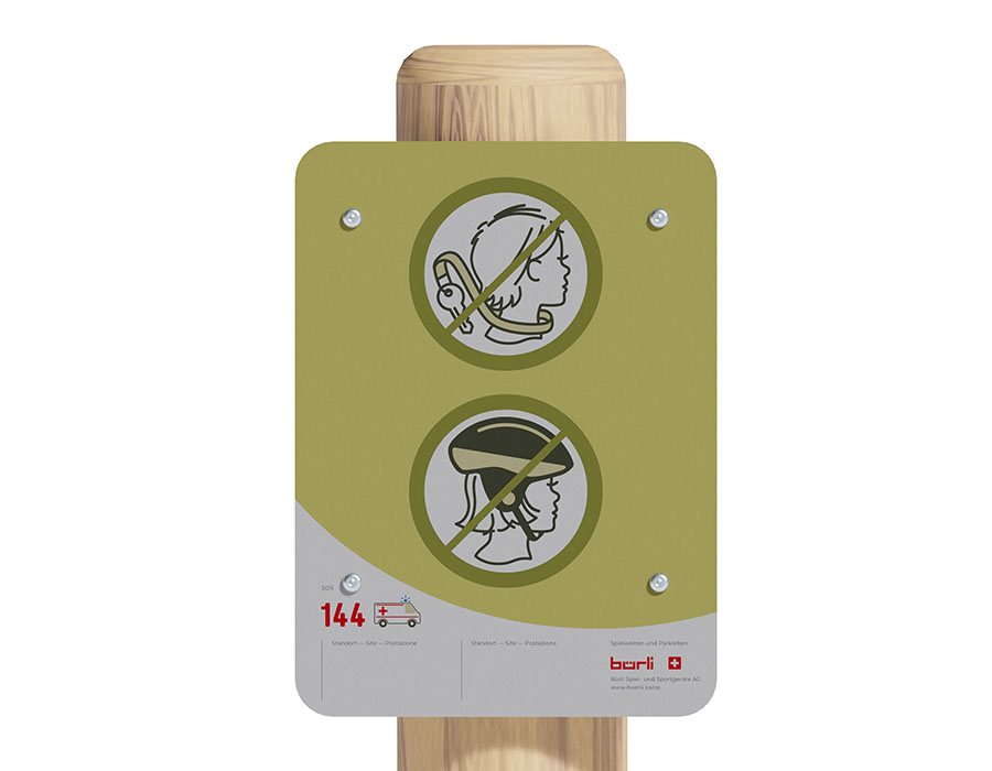 Spielplatztafel Standard, Bürli