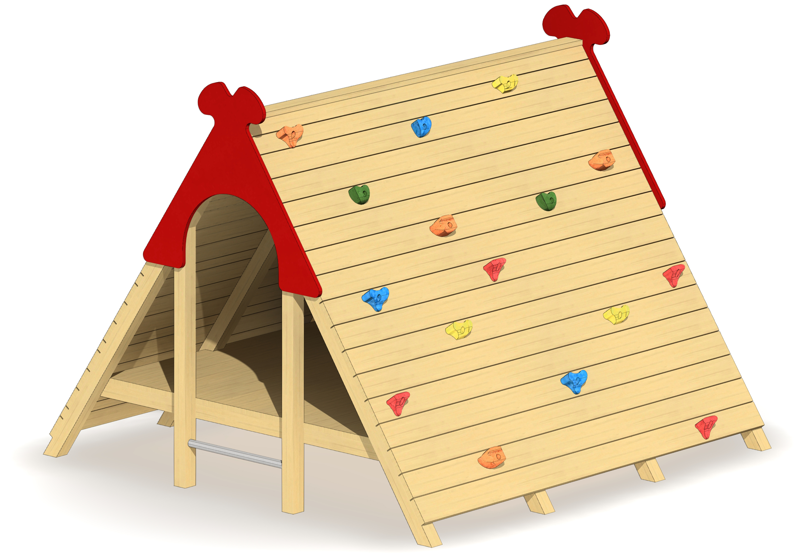 Heideschafstall mit Seil+Griffen Ansicht 5
