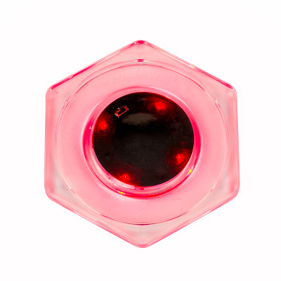 Sportime Airhockey Puck „LED“, sechseckig