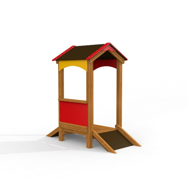 Sand Pavillon Spielhaus Ansicht 2