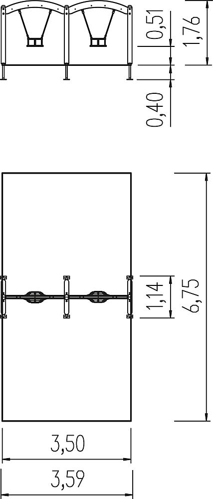 Doppelschaukel Maiglöckchen Ansicht 6