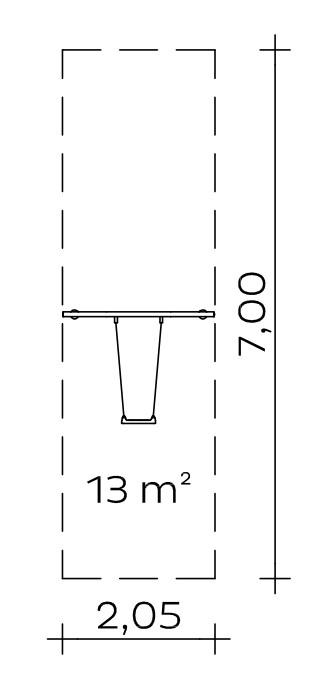 Pfahlschaukel (1,80) Ansicht 3
