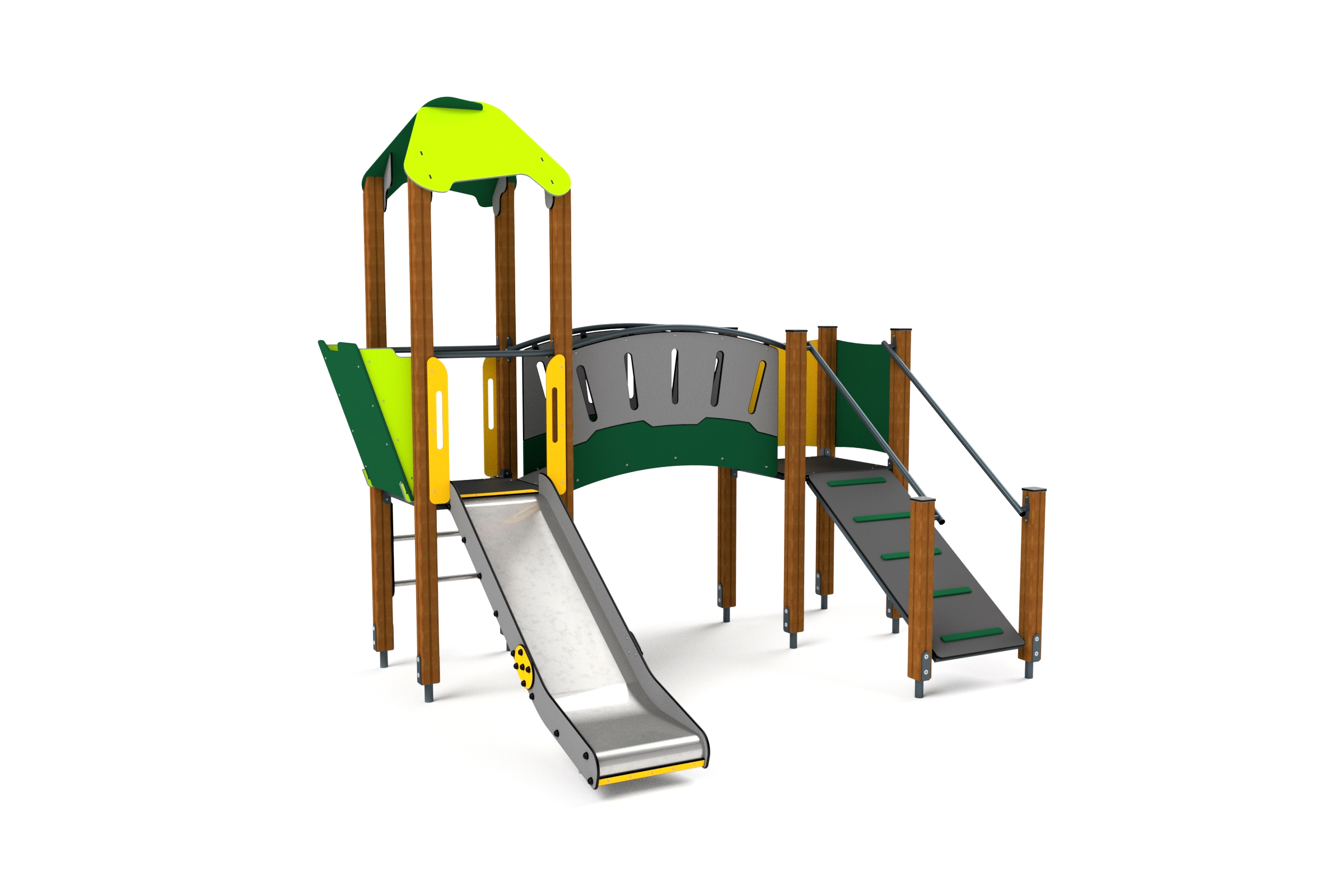10010 Kleiner Kletterturm mit Rampe und Rutsche Ansicht 2