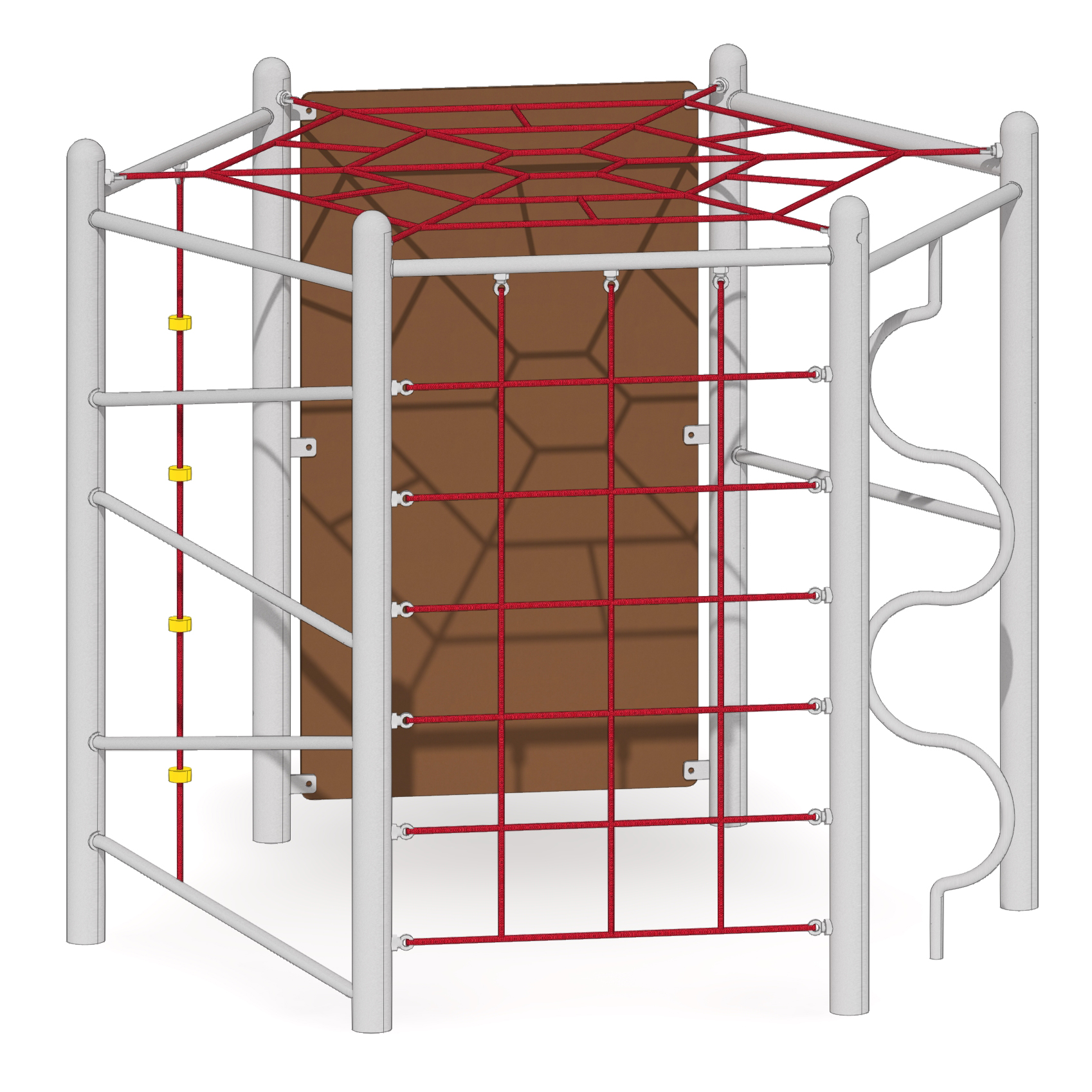 Sechseckanlage H200cm Dachnetz