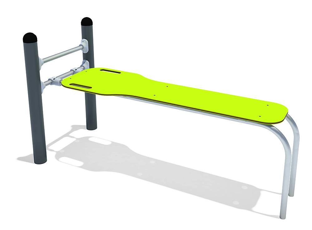 Calisthenics Sit-up Bank gerade Ansicht 4