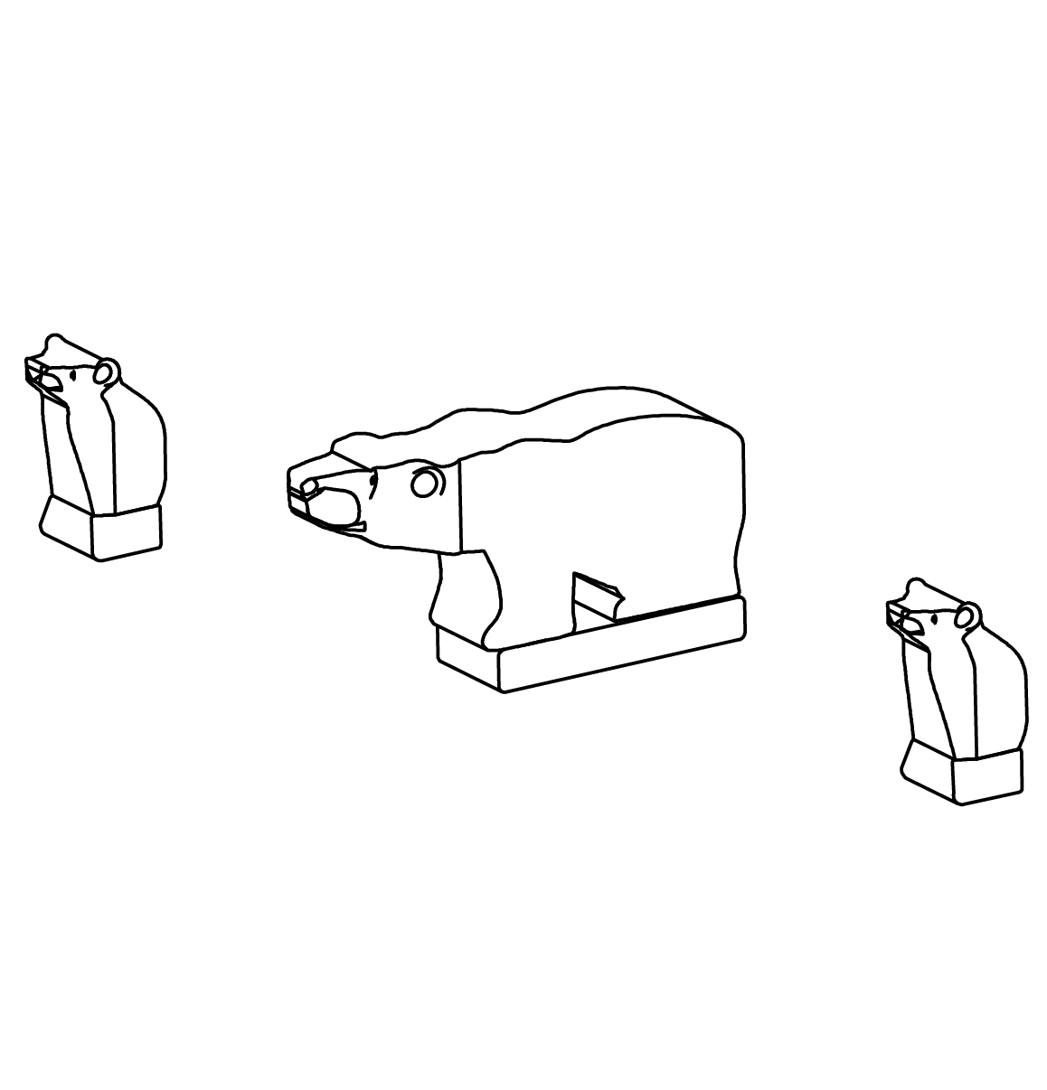 Eisbärenfamilie, Richter Spielgeräte