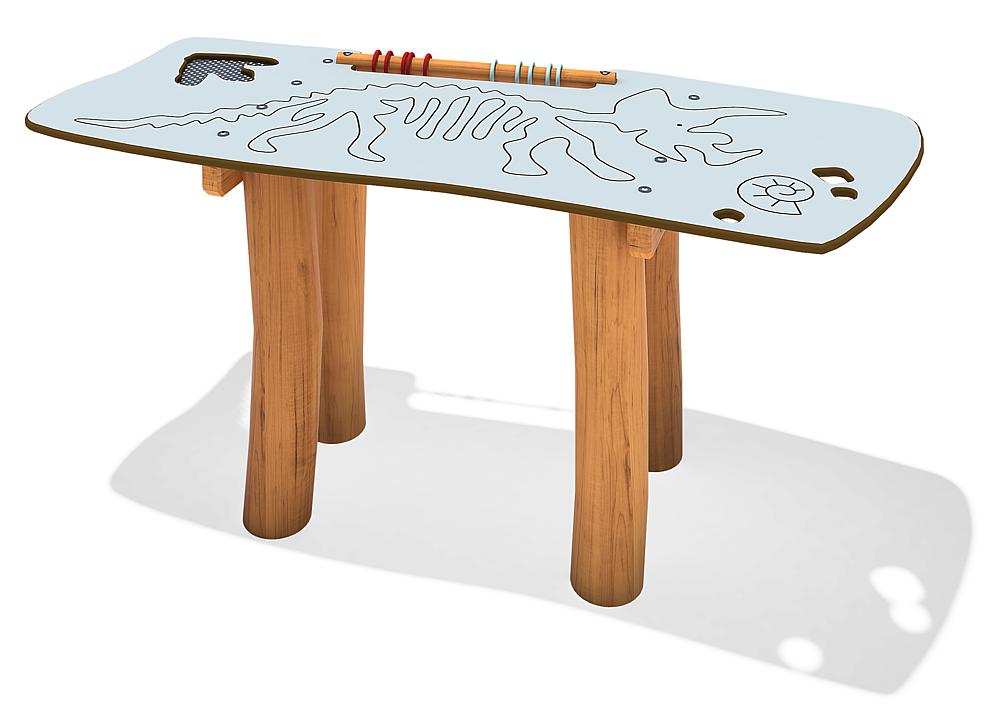 Sandspieltisch Fossilienfund Triceratops