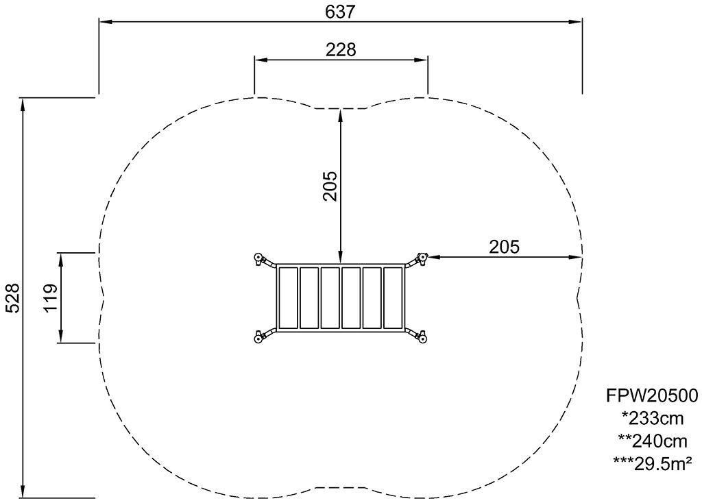 Hangelstrecke FPW205 Ansicht 6