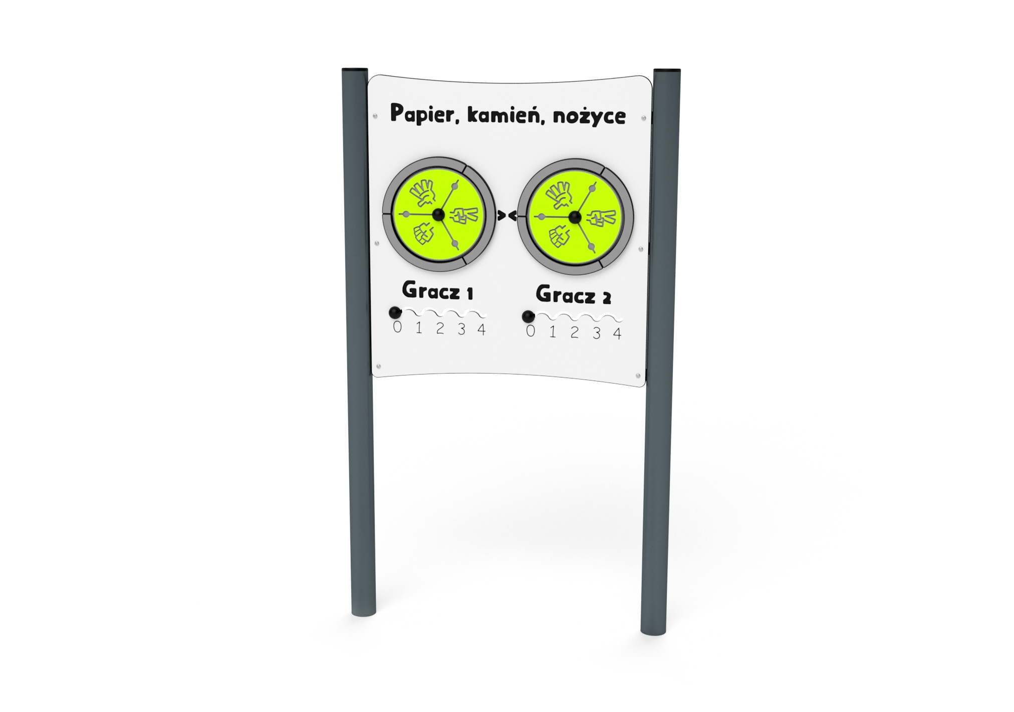 3332S Spieltafel Schere-Stein-Papier Ansicht 3