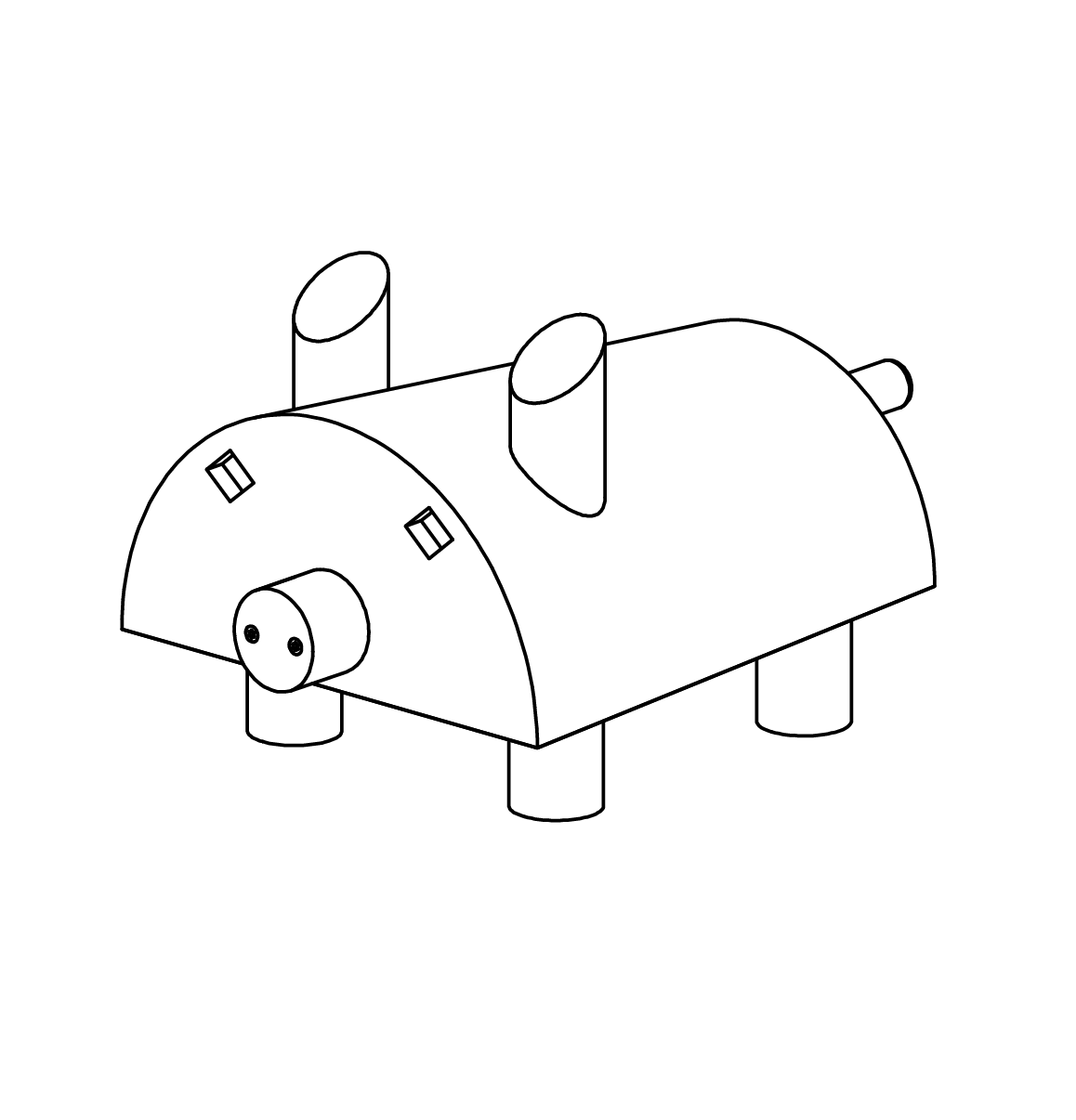 Schwein, Richter Spielgeräte