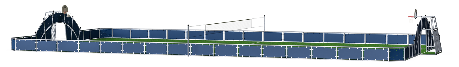 Cosmos Multisportanlage 19 x 36 m FRE2116 Ansicht 5