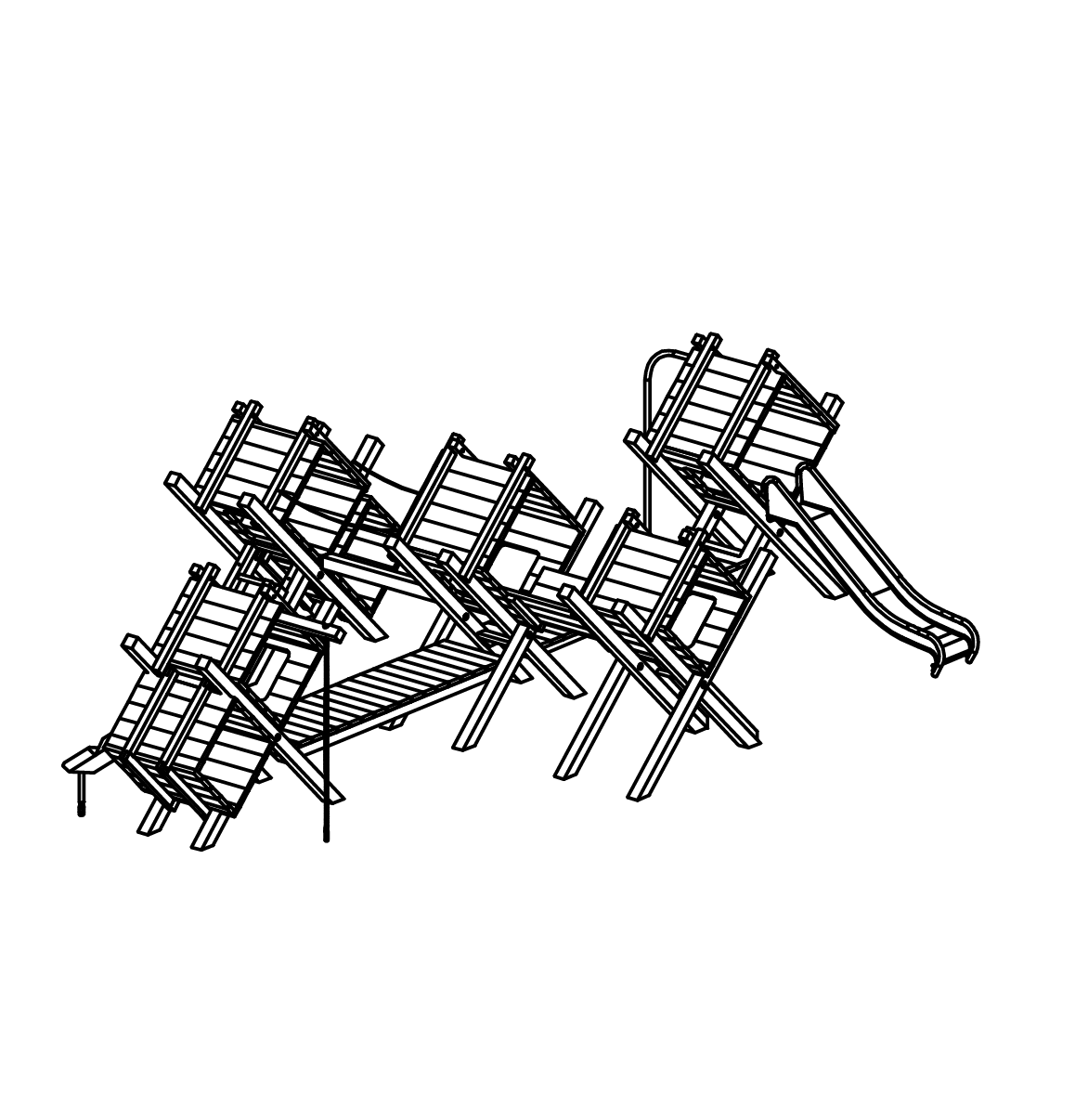 Stadtakrobaten Variante 02, Richter Spielgeräte