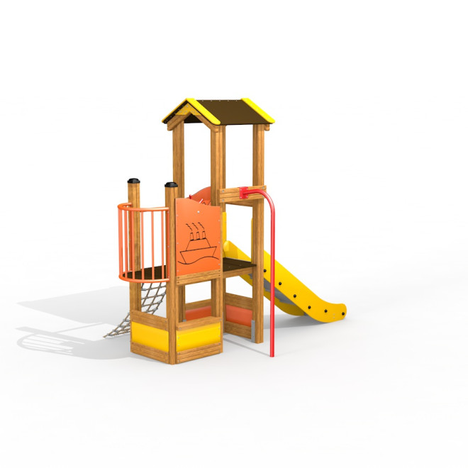 Dixie Spielturm mit Rutsche, Larslaj
