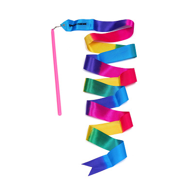Sport-Thieme Gymnastikband mit Stab „Bunt“, Sport-Thieme