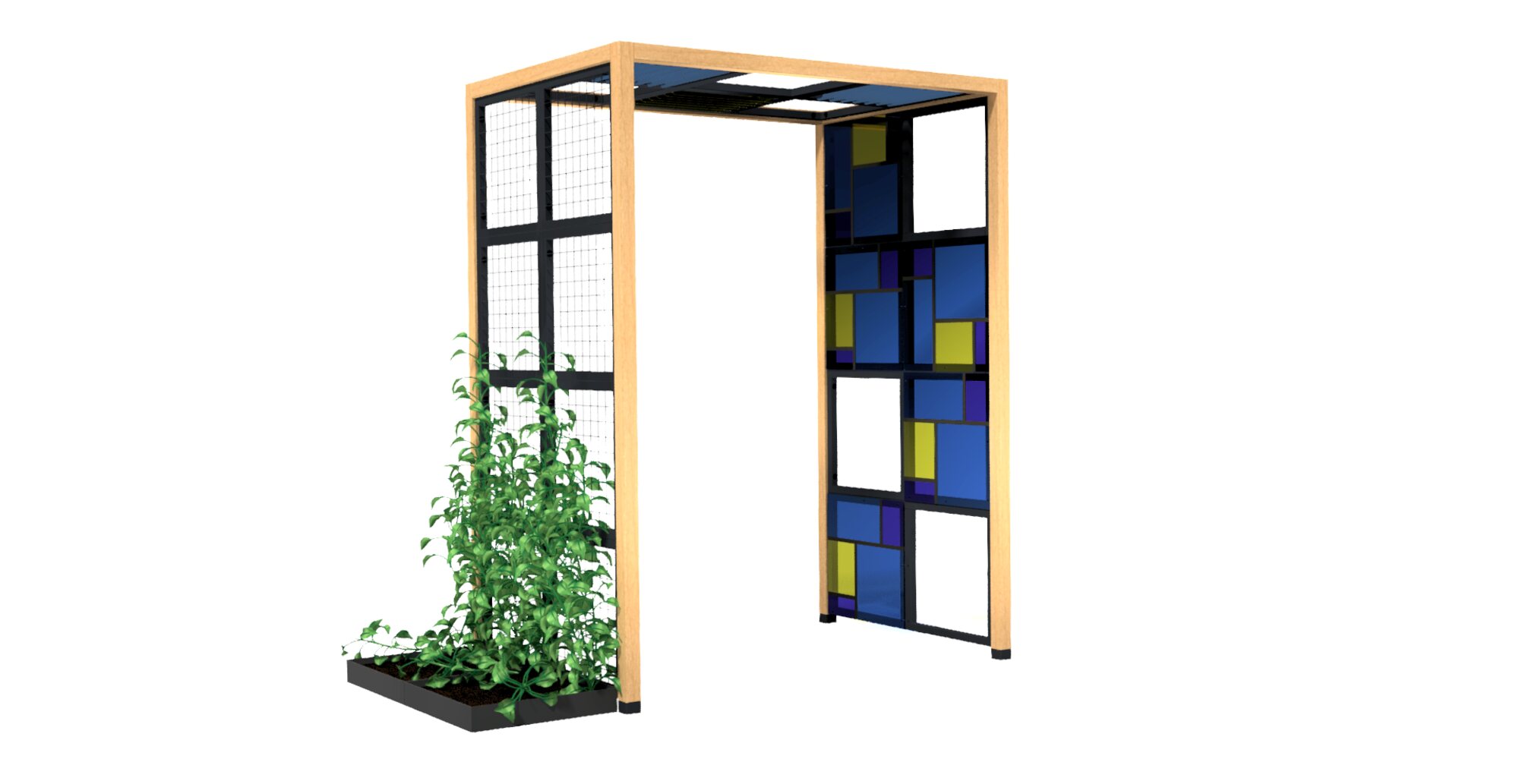 Portal mit Pergola Dream Ansicht 3