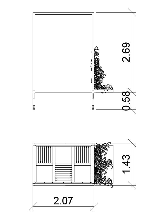 Portal mit Pergola Dream Ansicht 4