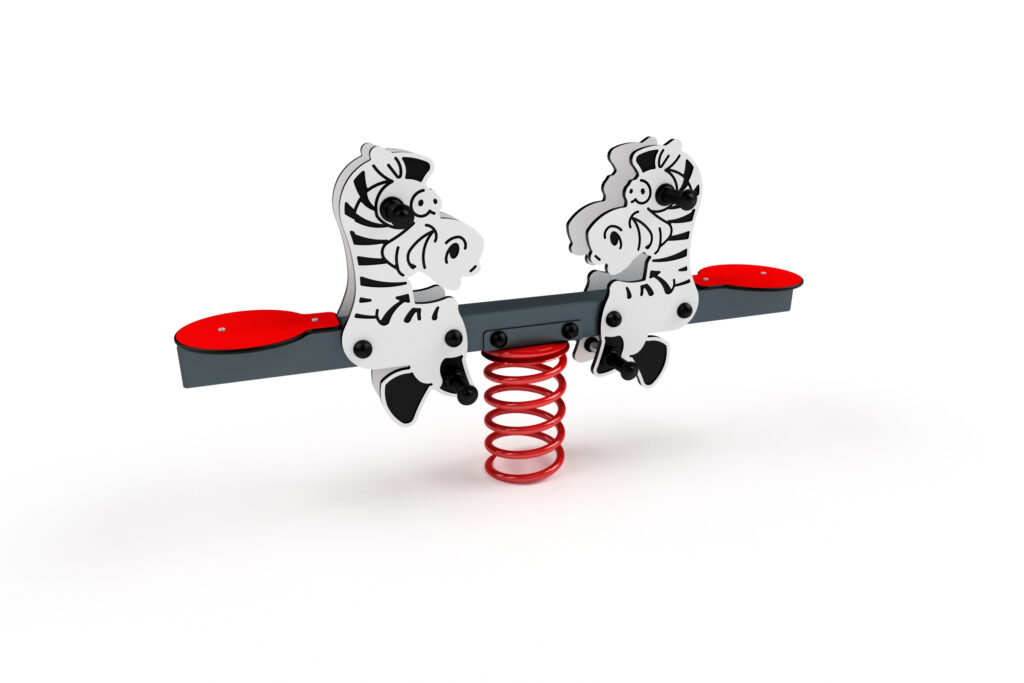 3424S Doppel-Federwippe - Zebra, Astrus