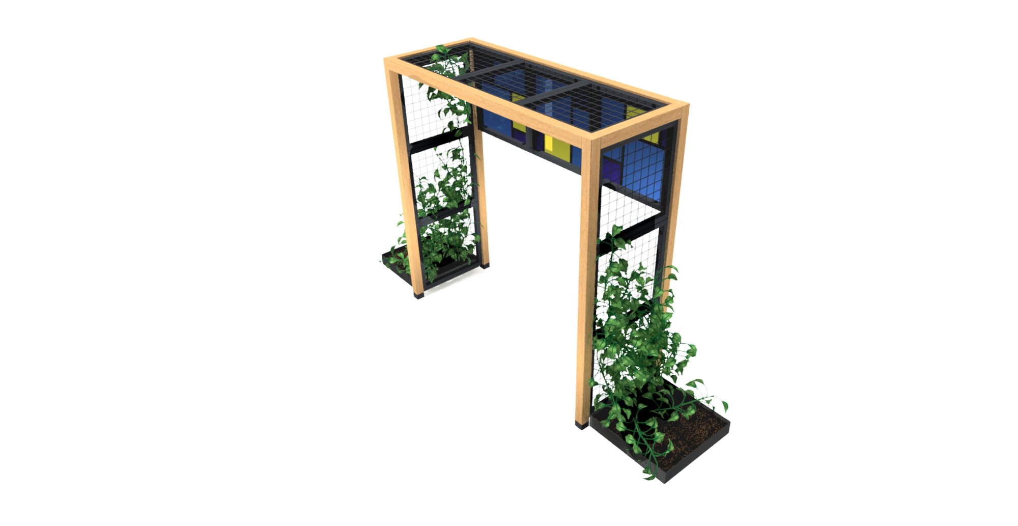 Pergola über Bank Dream