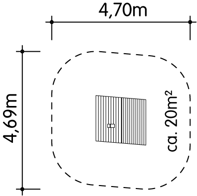 Hexenhaus ohne Boden Ansicht 4