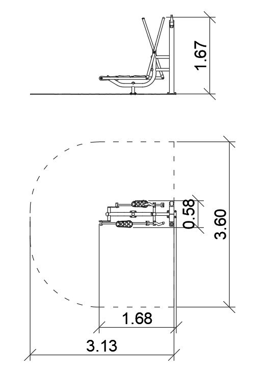 Crosstrainer Plus Ansicht 3