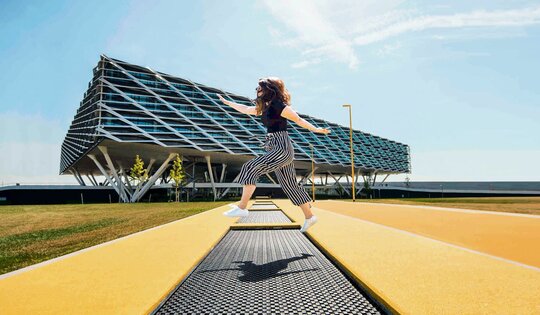 Trampolin 600, zerlegt