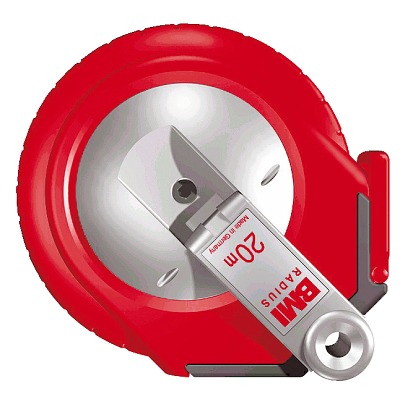 BMI Bandmass „Glasfaser“, einseitig bedruckt