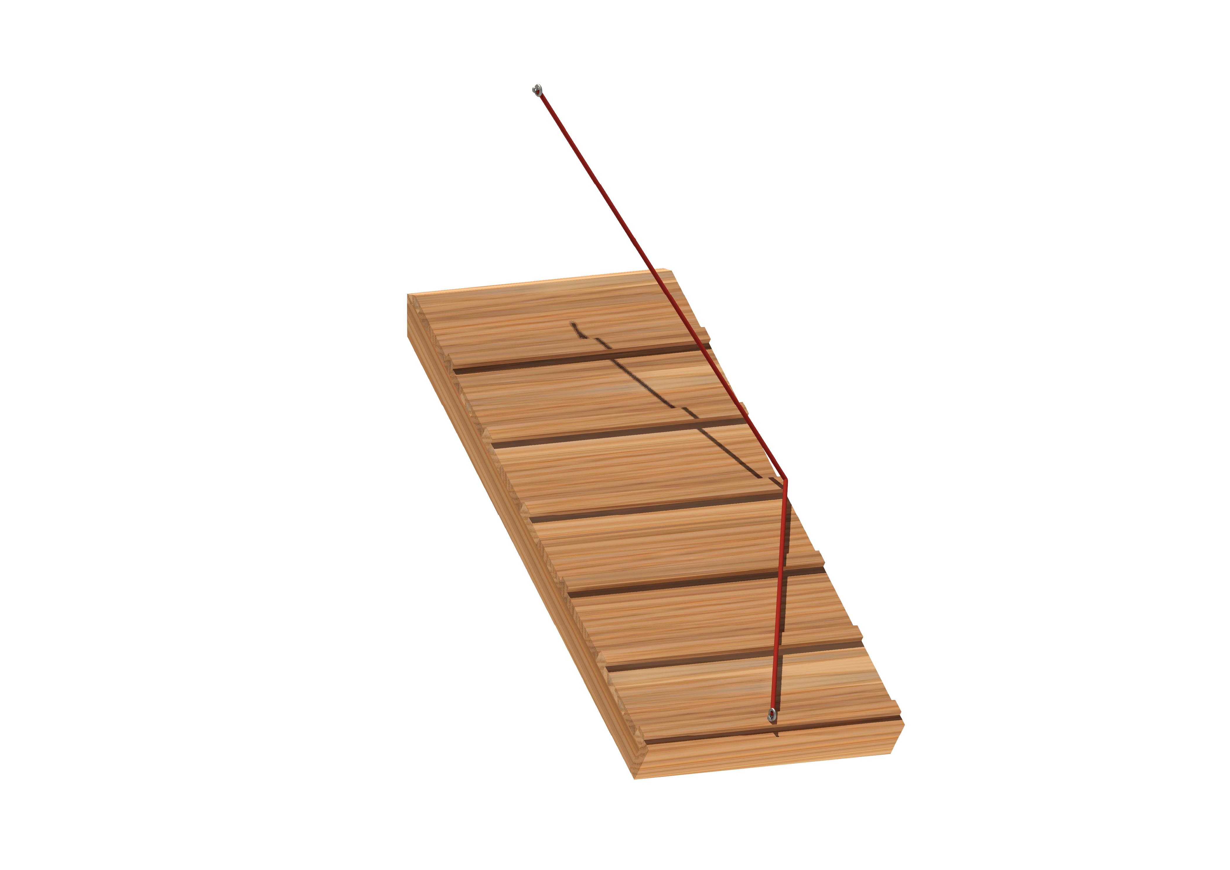 Ersatz-Holzbau - für schräge Rampe, 115, Maier Spielplatzgeräte