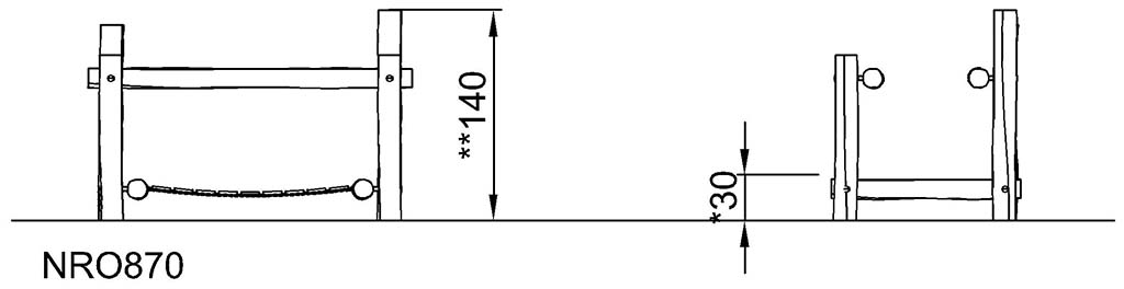 Hängebrücke NRO870 Ansicht 3