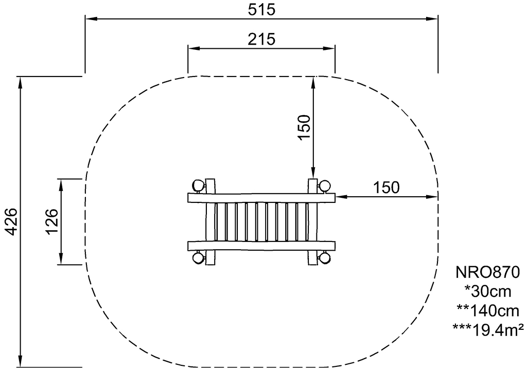 Hängebrücke NRO870 Ansicht 4