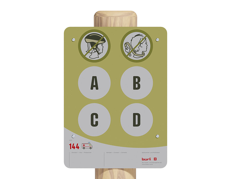 Spielplatztafel individuell, Bürli