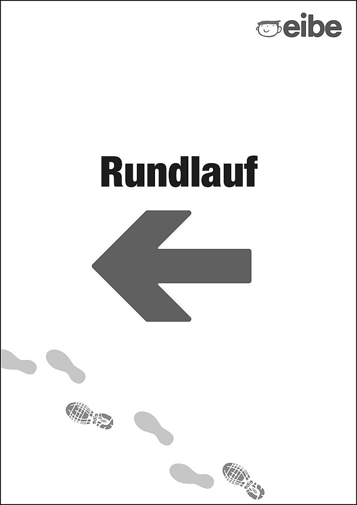 Trimm-dich-Pfad Schild Rundlauf links Ansicht 6