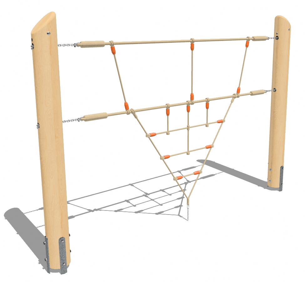 Vertikales Dreiecknetz Ansicht 2