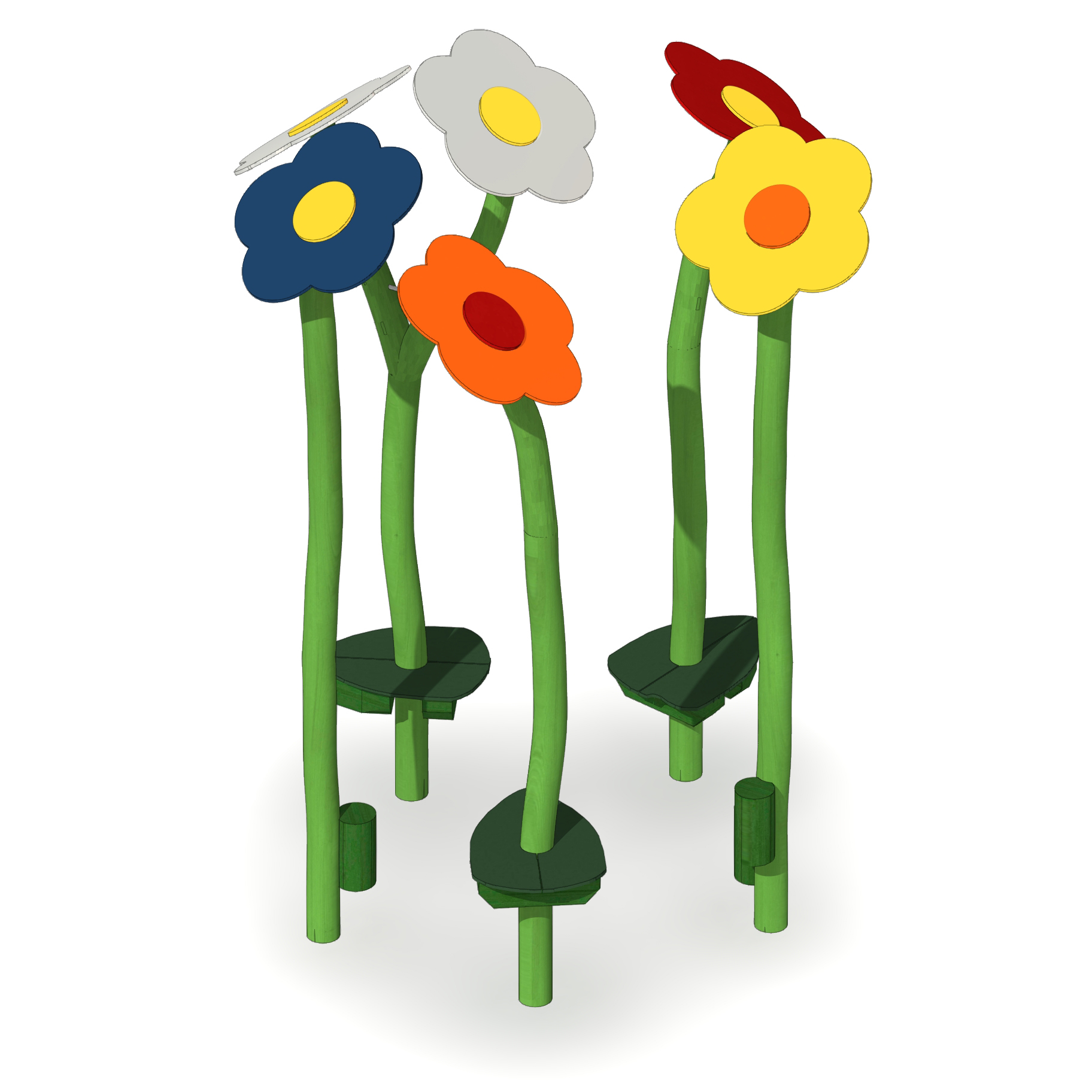 Balancierparcours Blume, Blumen HPL