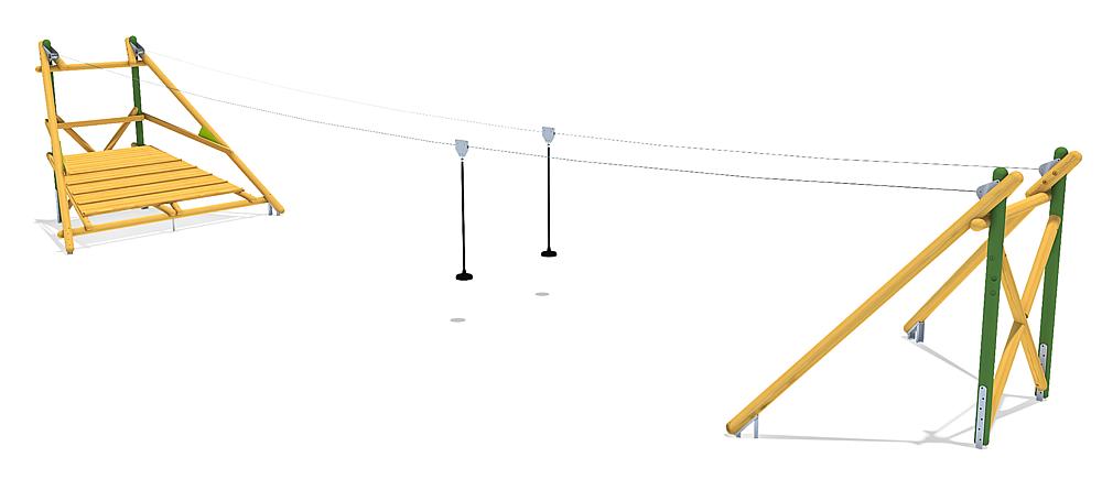 Seilbahn Sierra Duo 20 m, eibe