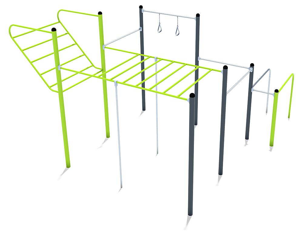 Calisthenics-Anlage Maxi 02 Ansicht 4