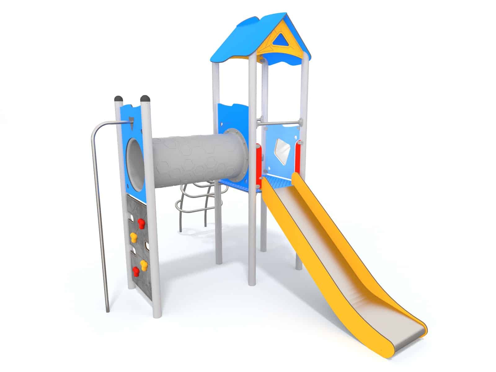 Turm mit Rutsche für Spielplatz Ansicht 2