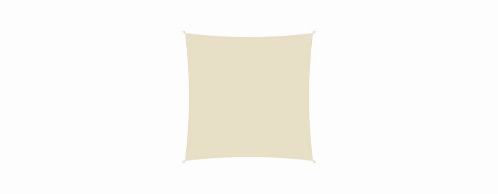 Sonnensegel nach Mass aus Polyester, 200 g/m2, Norna