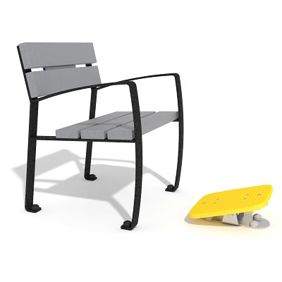 Agapito Outdoor-Fitnessgerät „Fuss-Kipper“, Sport-Thieme