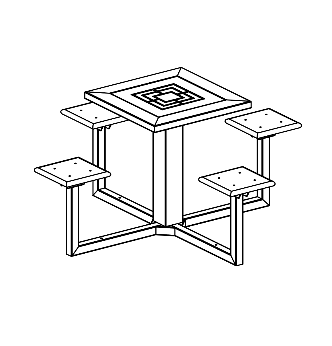 Mühlespiel, Richter Spielgeräte