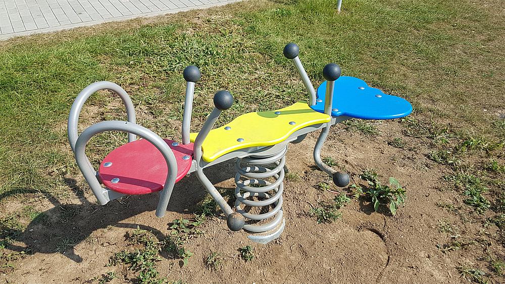 Doppelfederwippe Grashüpfer Ansicht 5