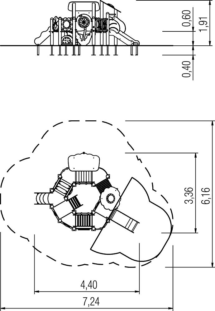 Spielanlage Löwenzahn Ansicht 6