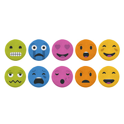 Achoka Sitzkissen-Set „Emotion Dots“, Sport-Thieme
